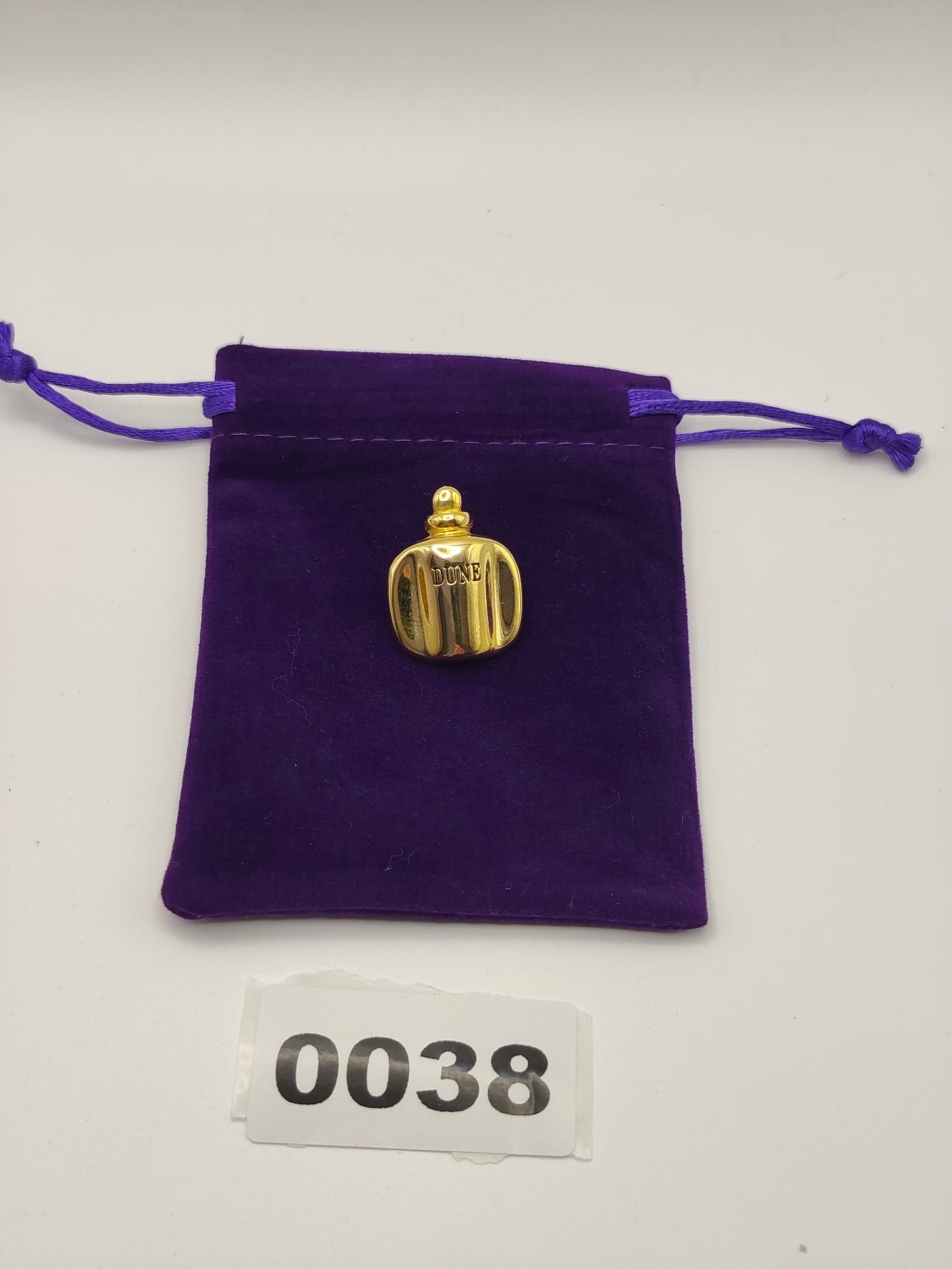 Christian Dior Gold Tone Pin Brooch Embellishment Other