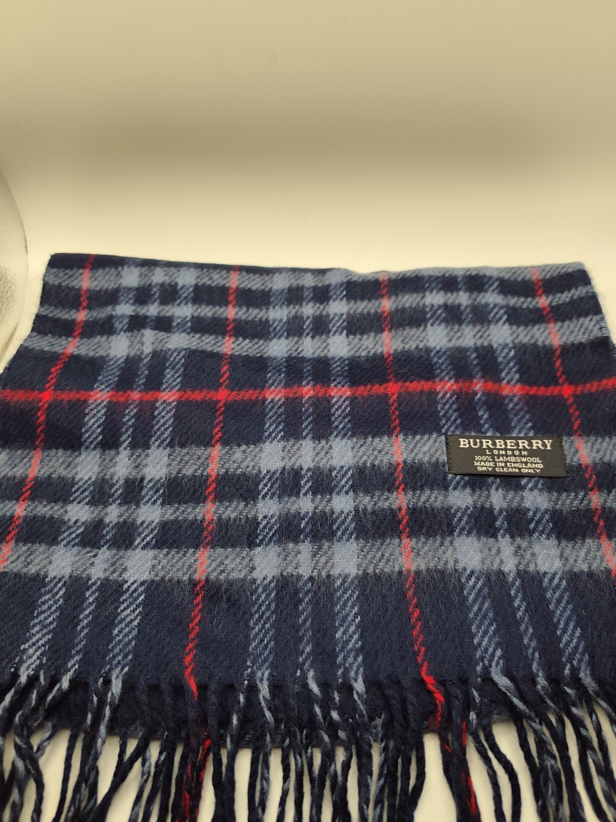 Burberry Y2K Vintage Reversible Scarf Grade C