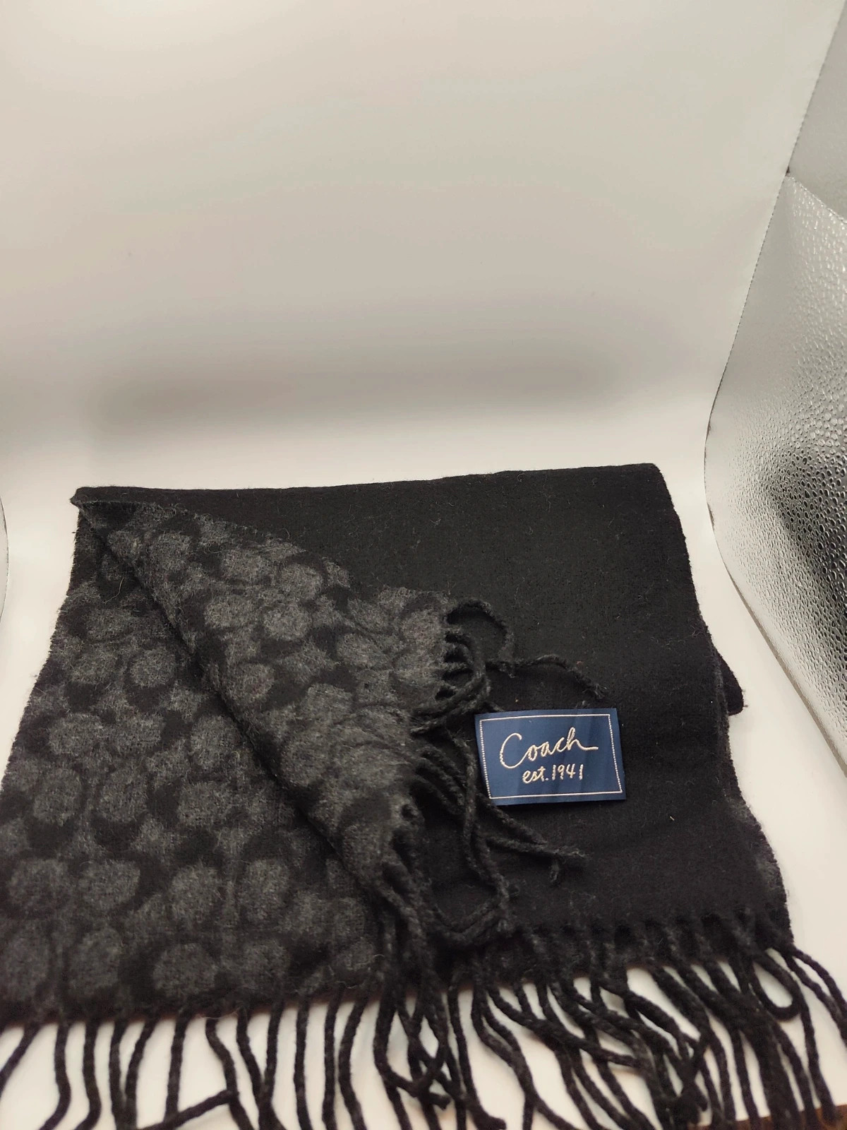 Coach Preloved reversible scarf in great condition
