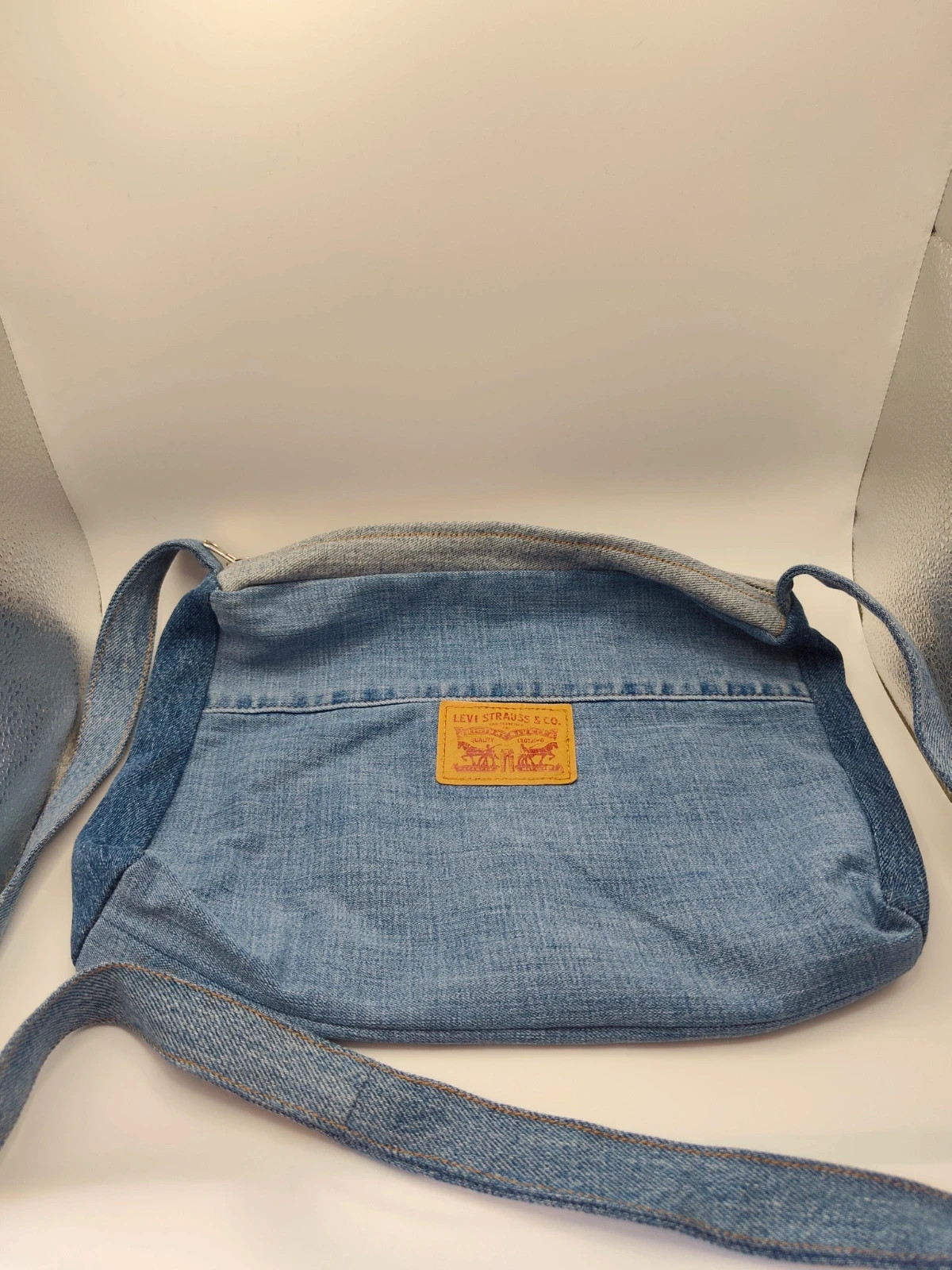 Levi's handbag made from recycled levis jeans