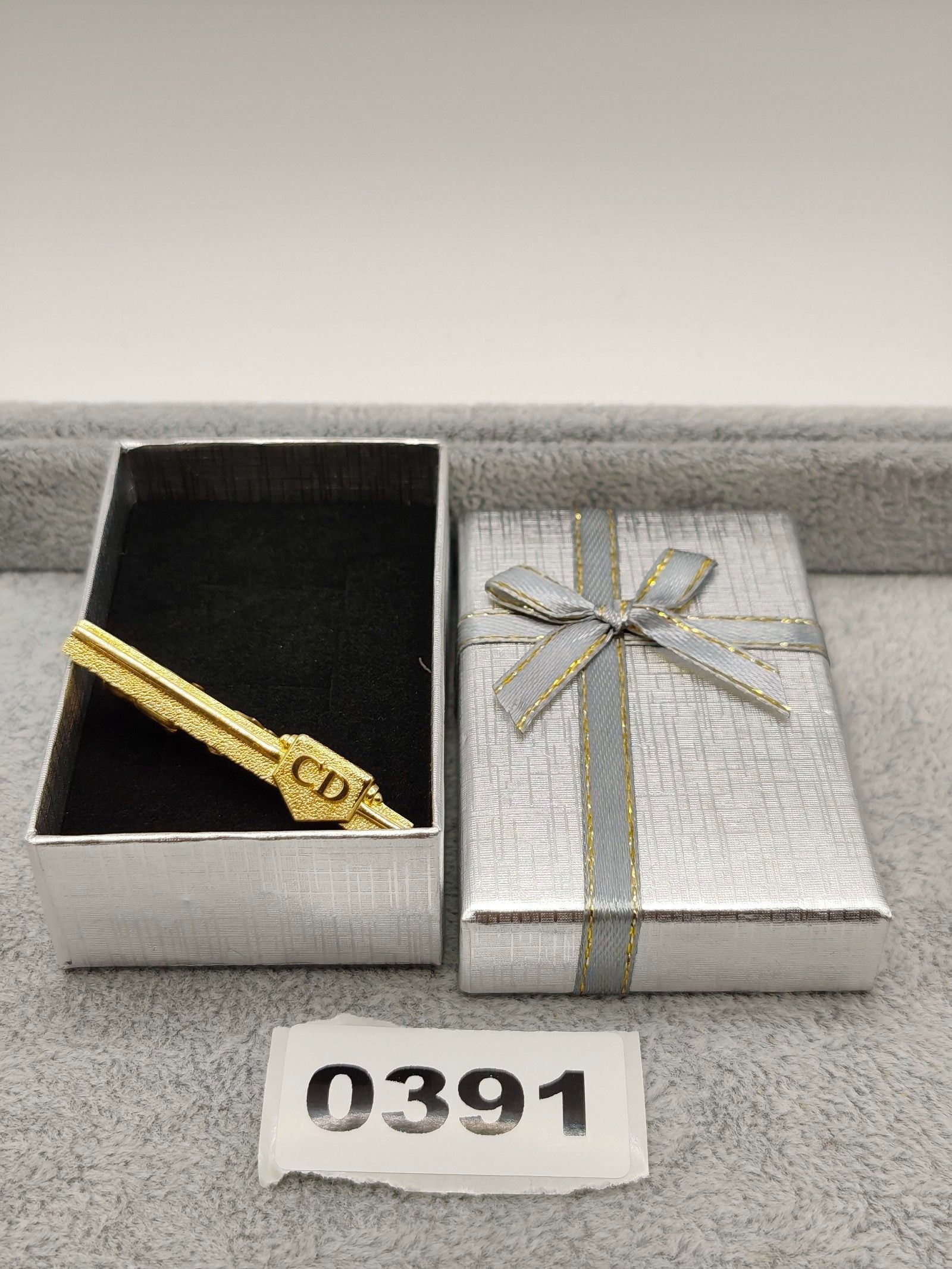 Christian Dior Gold Tone Men's Tie Clip Other