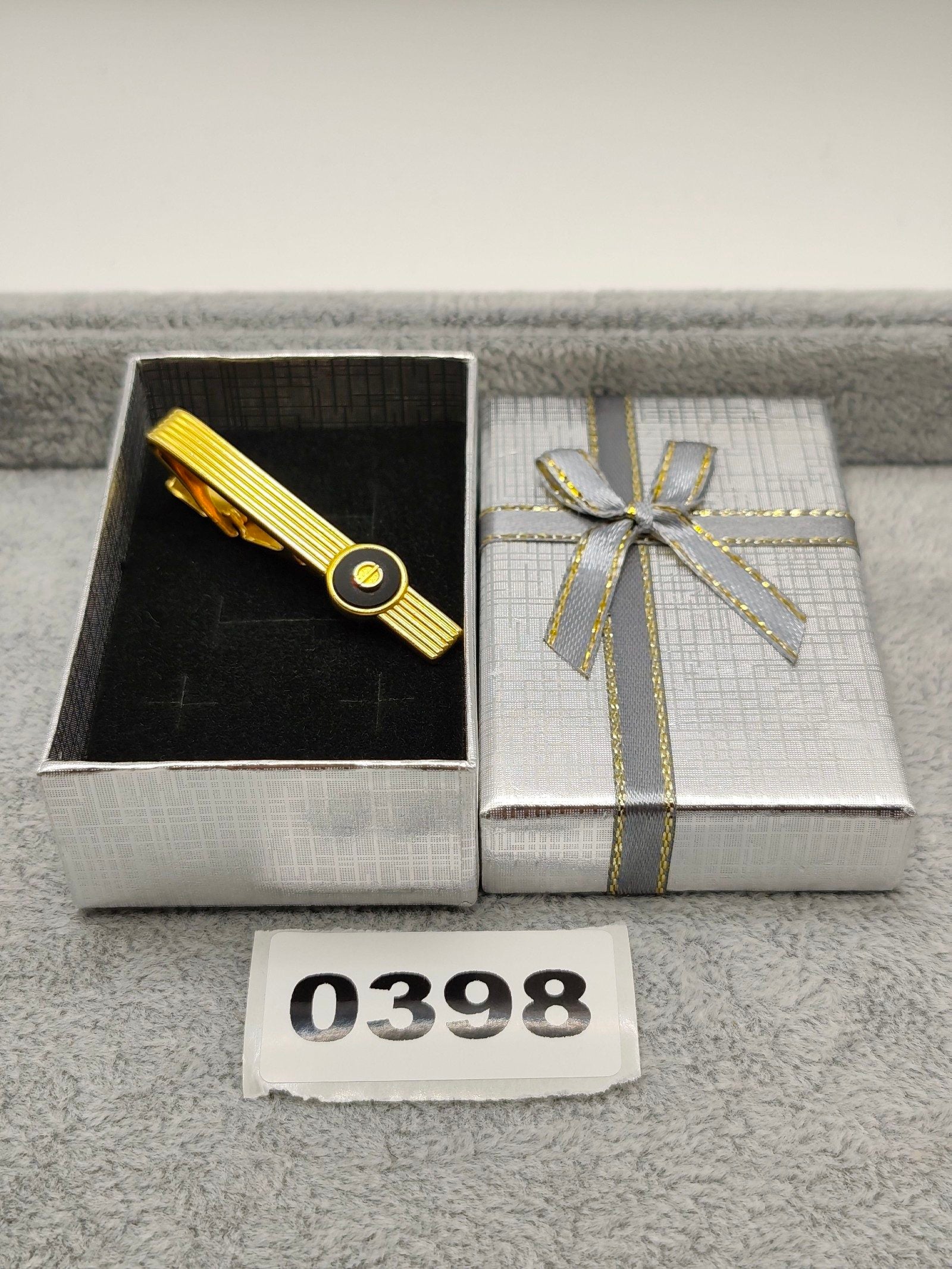 Dunhill Men Gold & Black Vintage Tie Clip