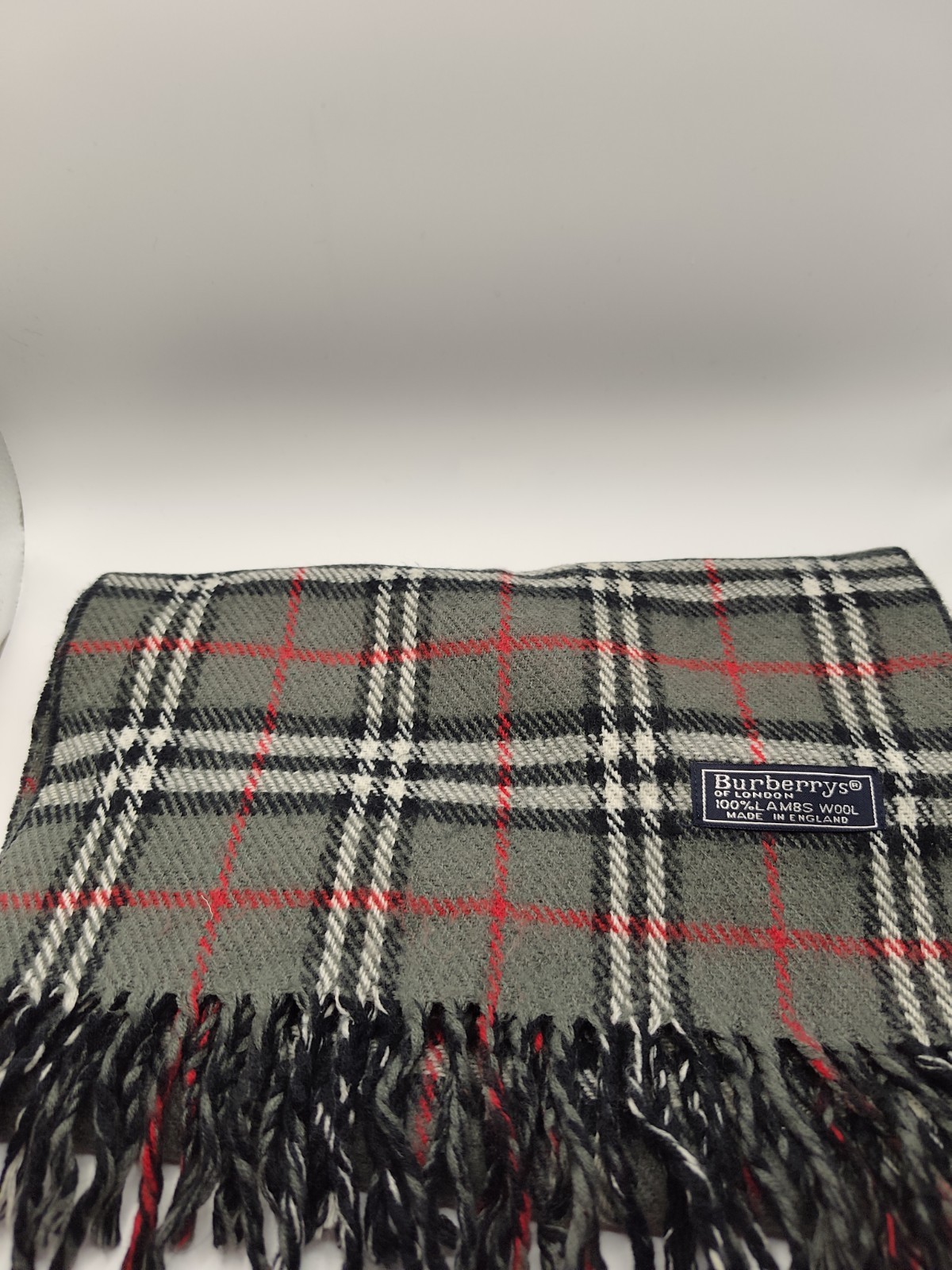 Burberry Y2K Vintage Reversible Scarf Grade C