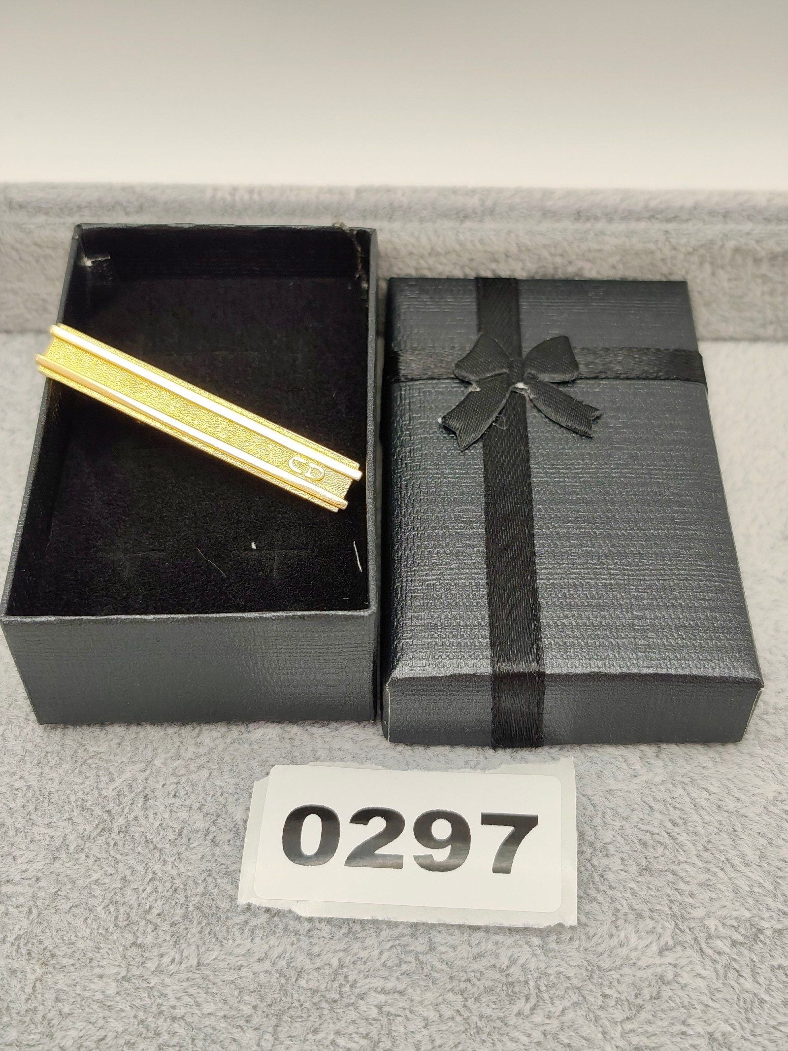 Christian Dior Gold Tone Men's Tie Clip