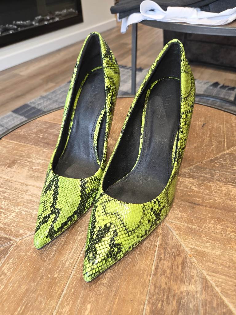 Ladies new Truffle collection vibrant retro stilleto heels uk 6