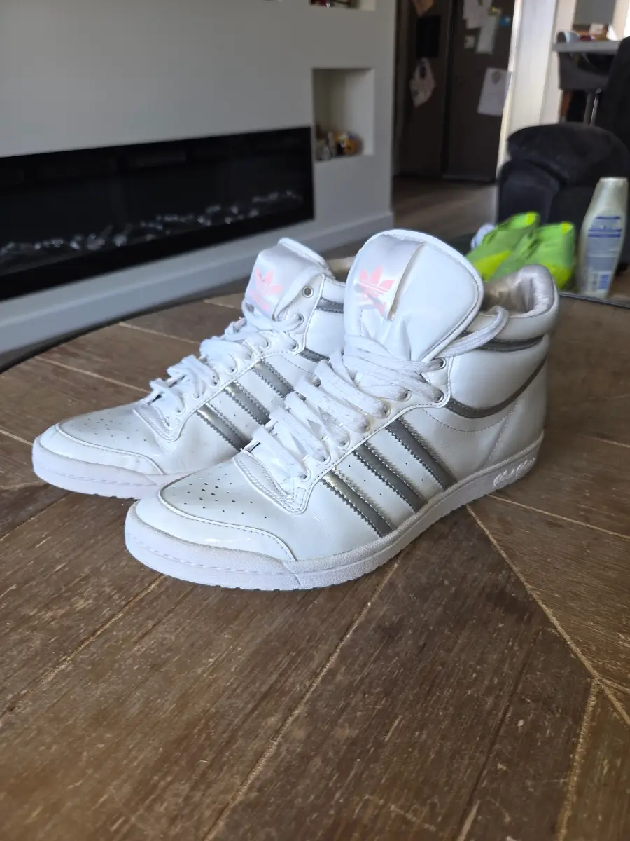 Ladies Sleek series Adidas hi top trainers uk 6