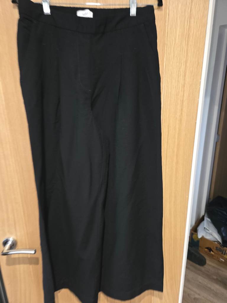 Gorgoeus ladies Next wide leg relaxed summer trousers uk 10R