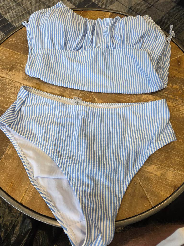 Gorgeous ladies two piece Tankini top bikini UK Medium