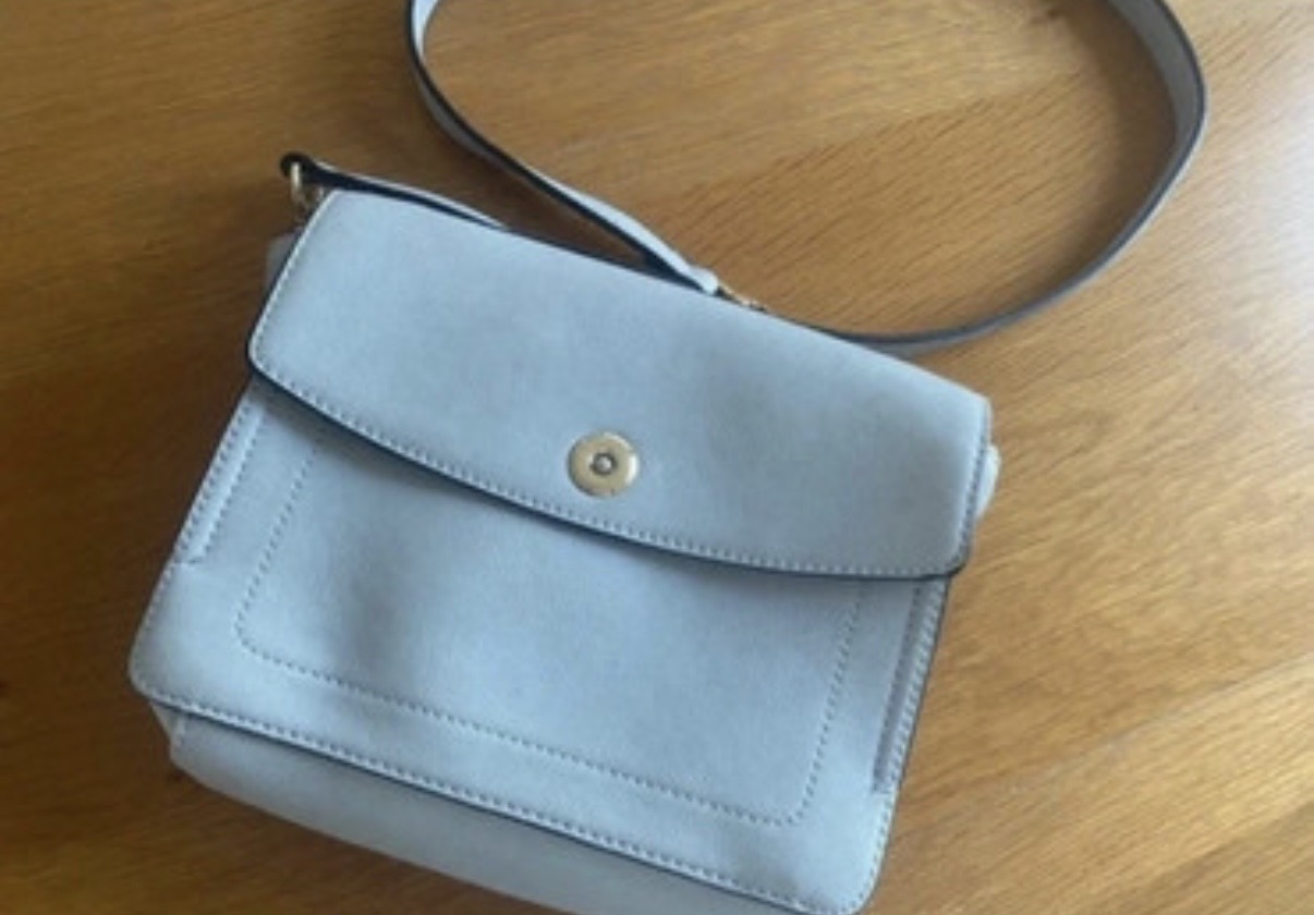 Grey handbag