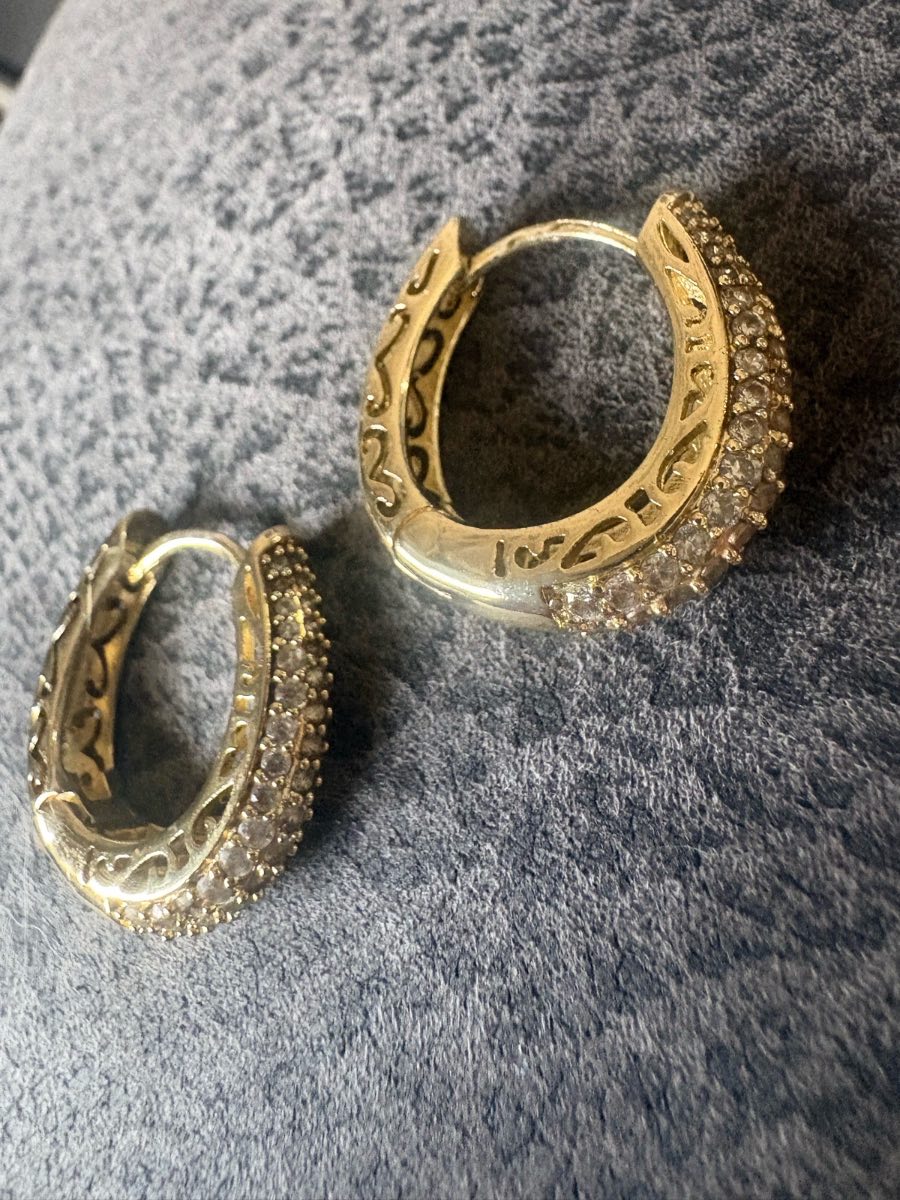 New gold plated earrings