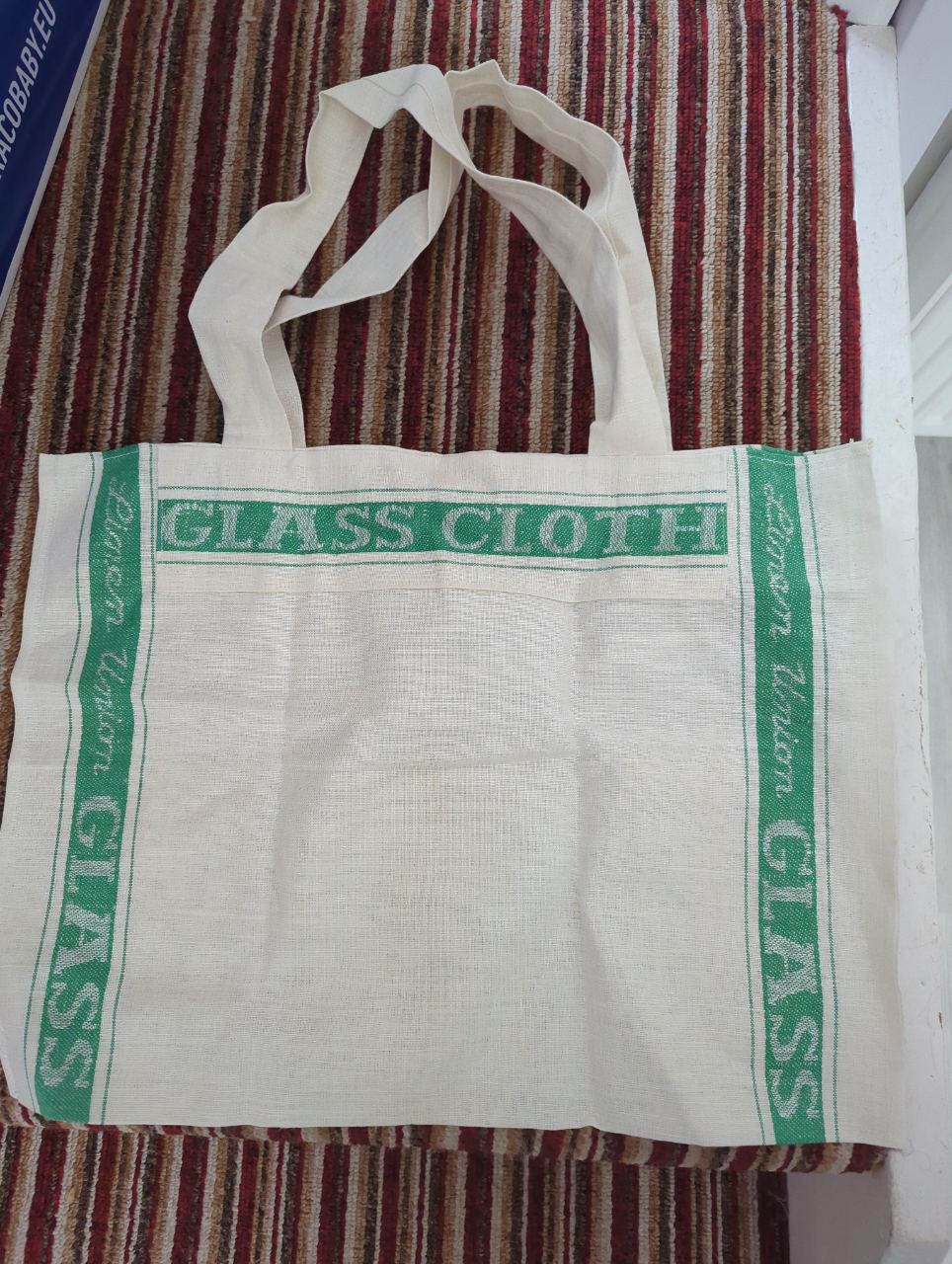 Handmade glass cloth shoulder shopping bag retro unique