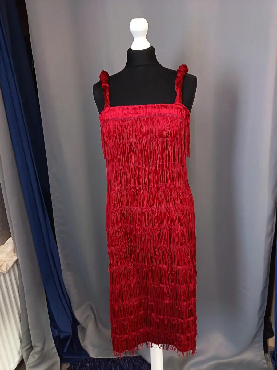 Woman's 1920s fancy dress flapper girl