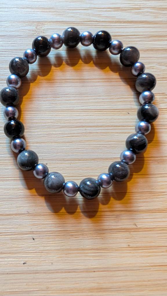Black and grey bracelet