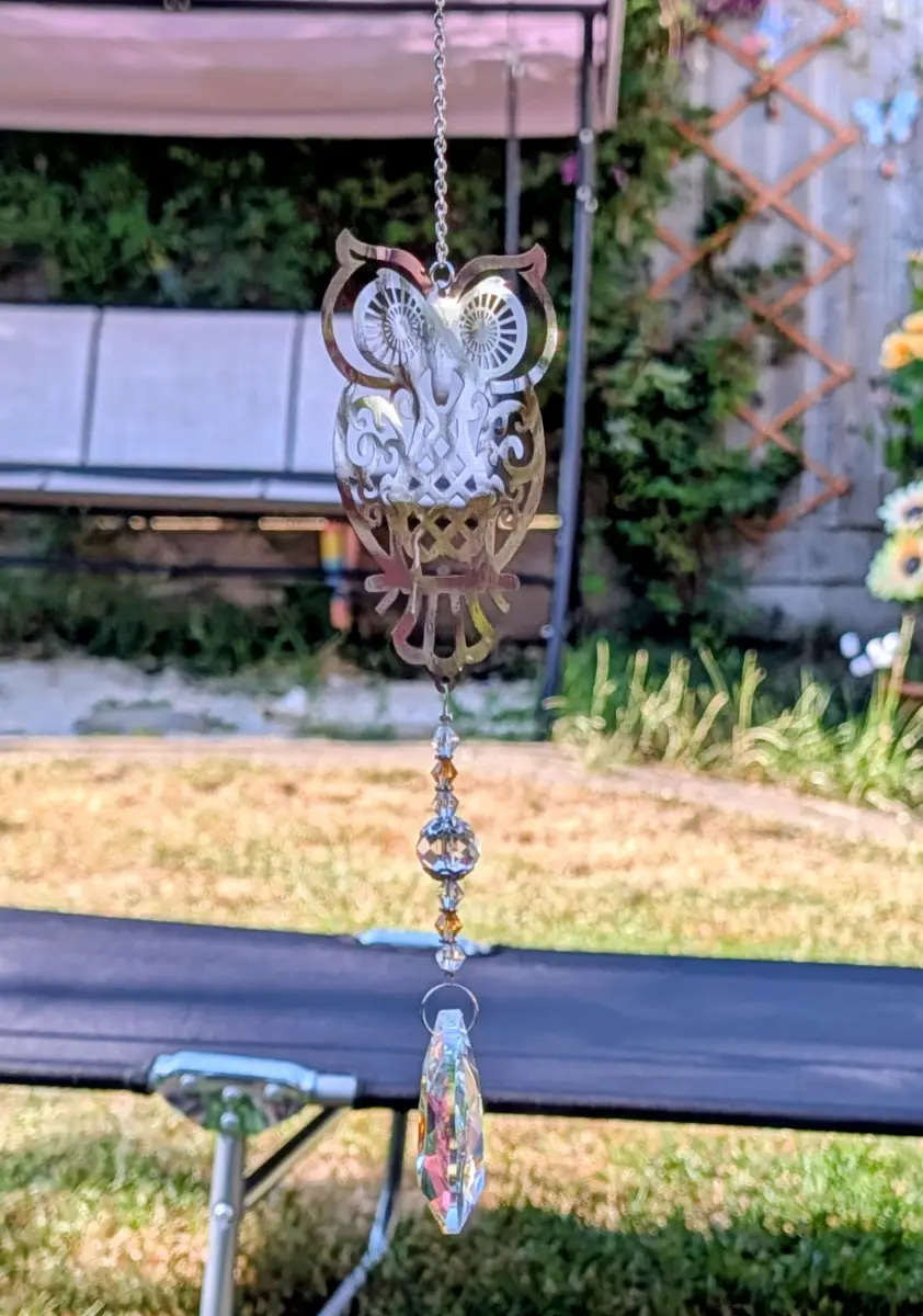 owl sun catcher