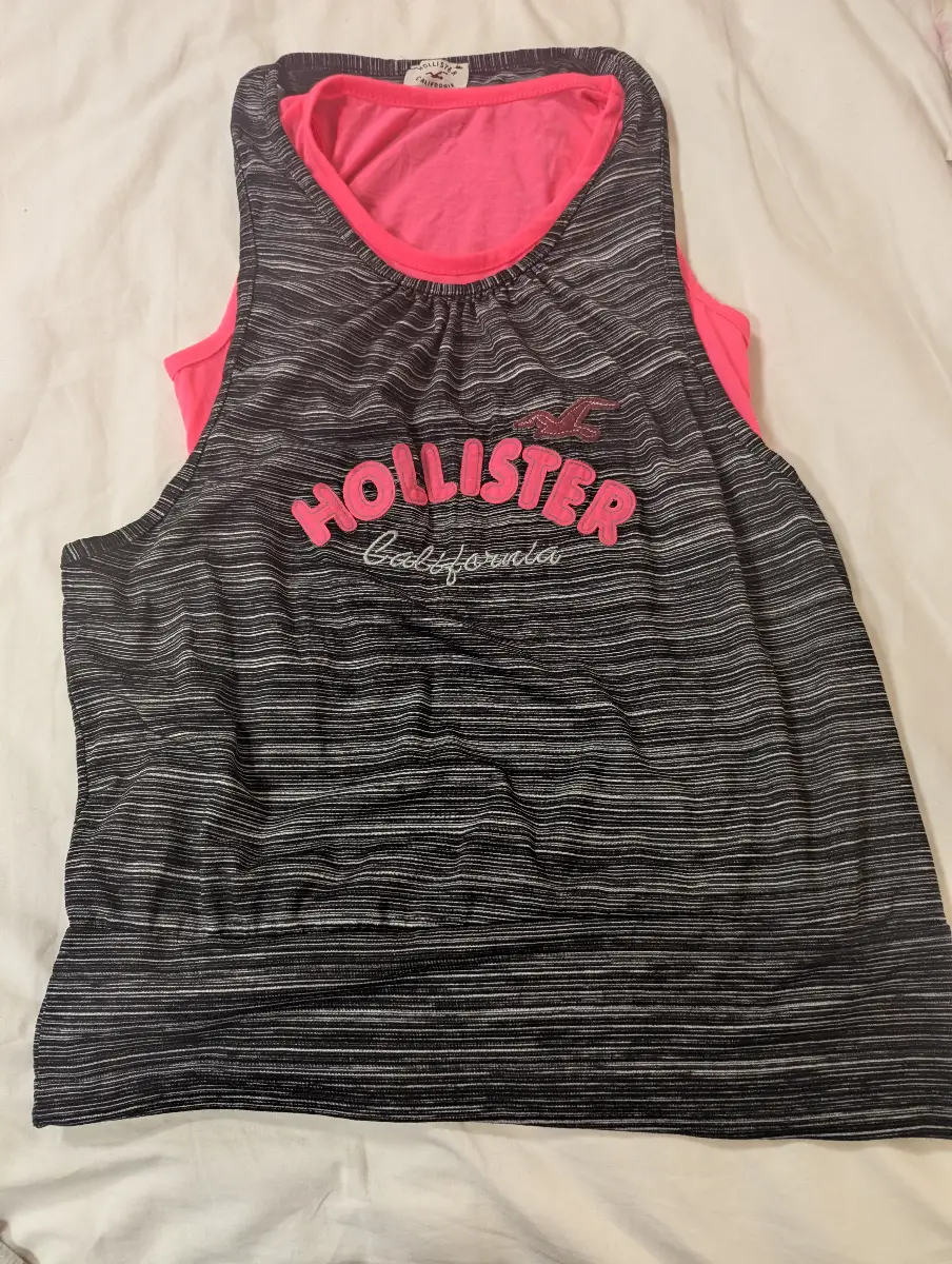 Hollister California 2-in-1 Layered Tank Top Vest size L