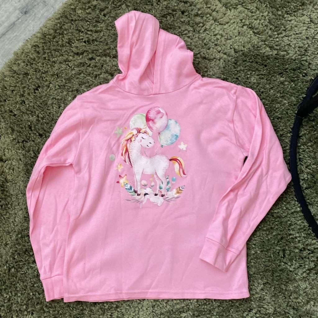Pink lightweight hoody aged 5-6