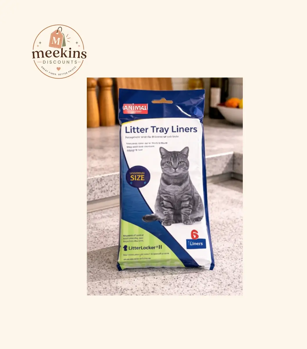 Animal Instincts Cat Litter Tray Liners – 3 Pack (18 Liners Total)