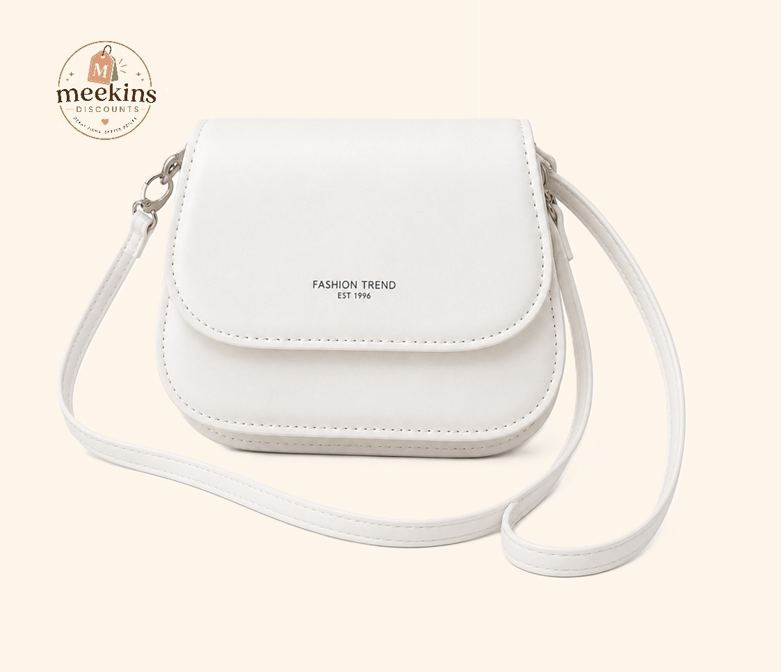 Stylish Womens WhiteMini Crossbody Shoulder Bag