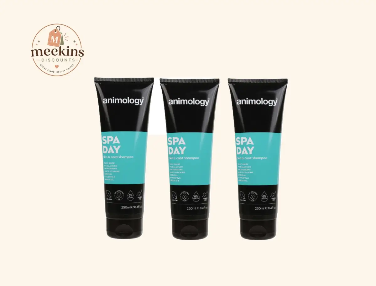 3 x Animology Spa Day Shampoo 250ml – Luxury Dog Shampoo with Long-Lasting Fragrance
