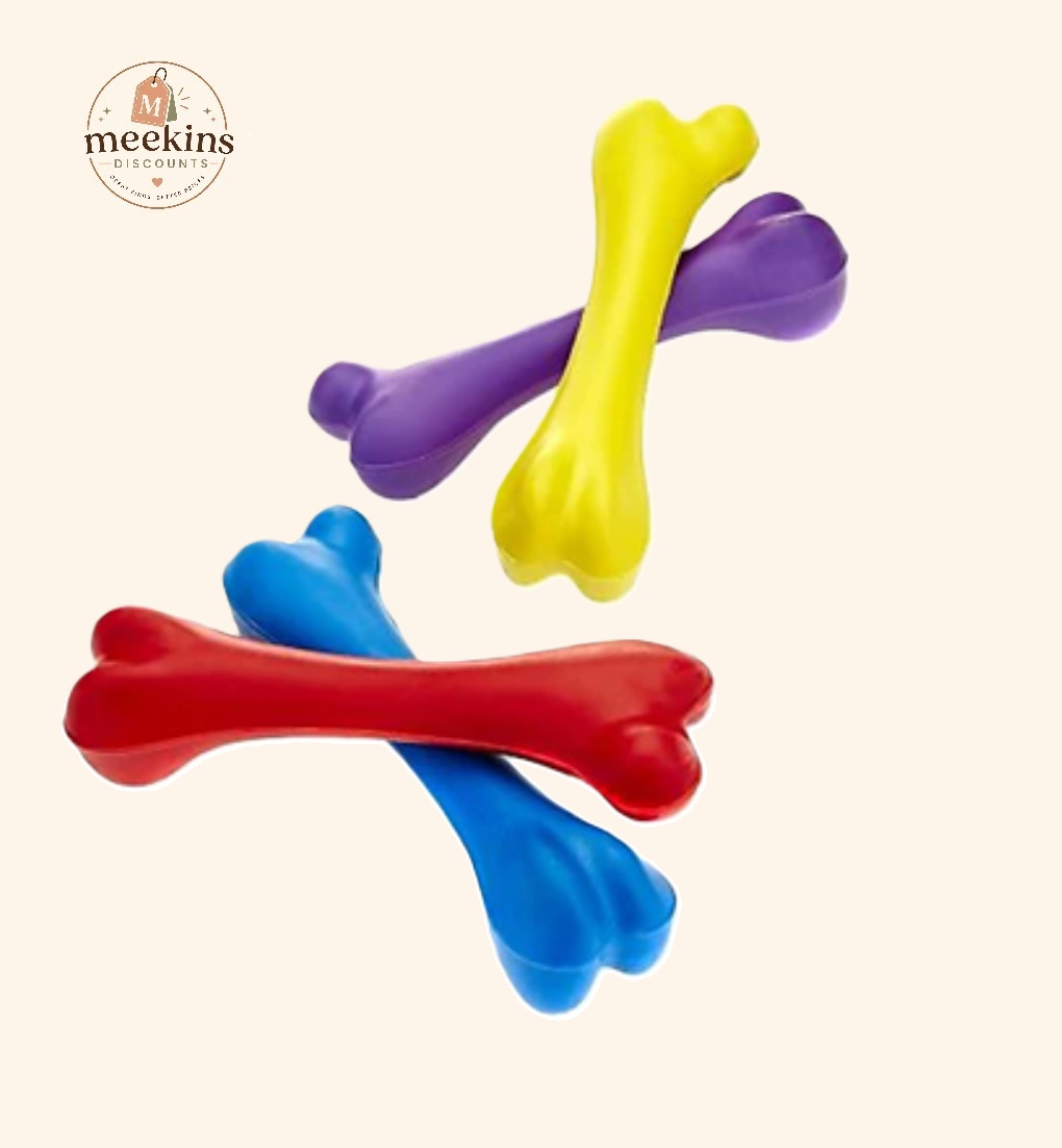 Classic Solid Rubber Bone Dog Chew Toy - 200mm