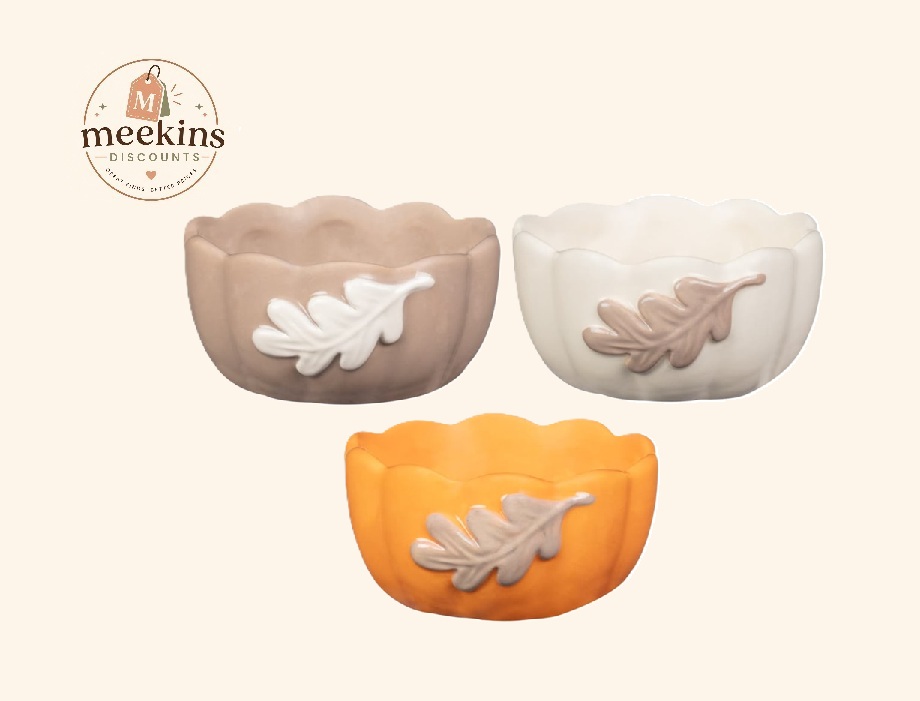 Harvest Dip Bowls for Sauce – 3 Pack