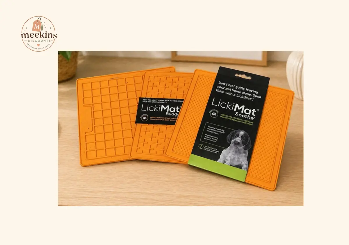 3 x LickiMat Set – Buddy, Soother & Playdate Slow Feeder Mats