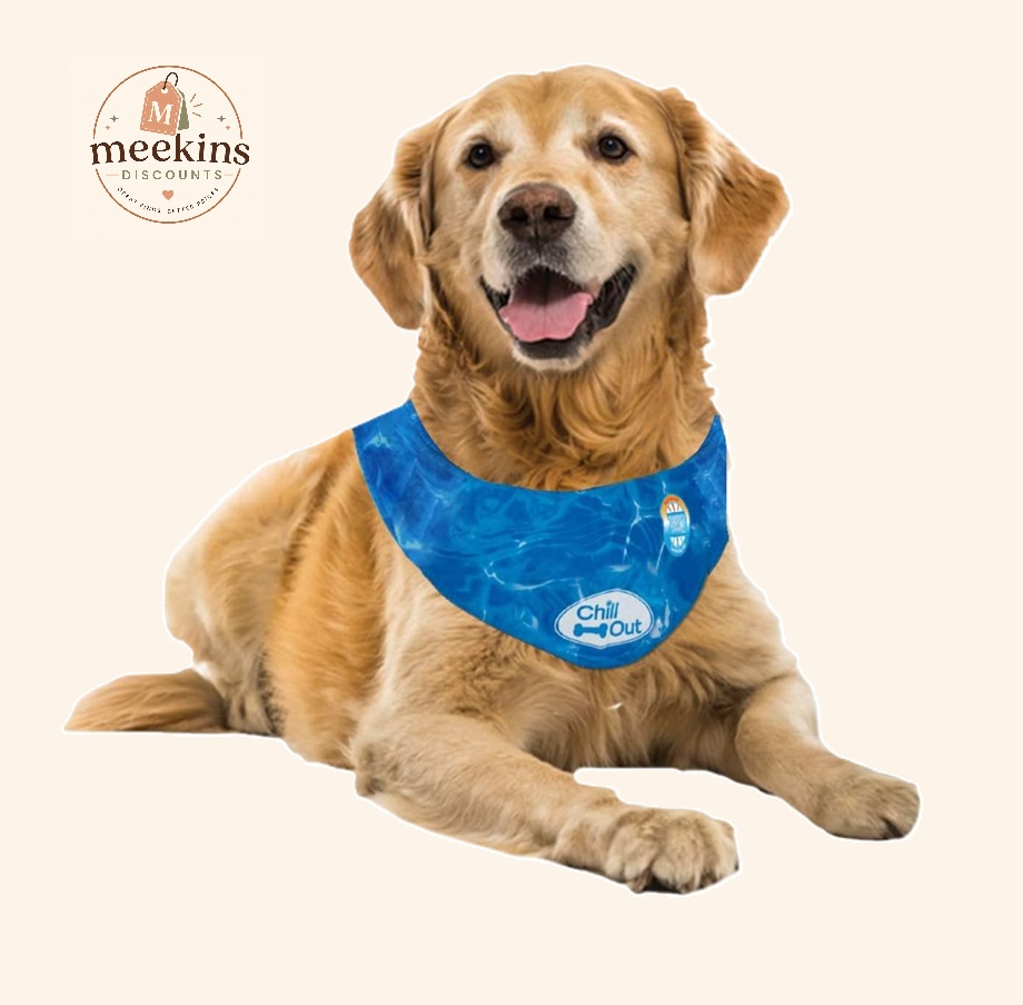 All For Paws Chill Out Ice Cooling Bandana for Dogs Size XL