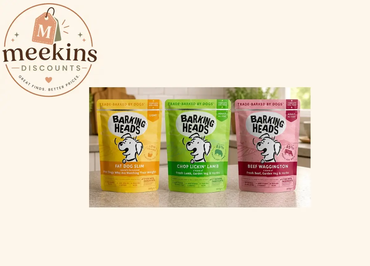 Barking Heads Wet Dog Food Mixed Bundle – 7 x 300g Pouches