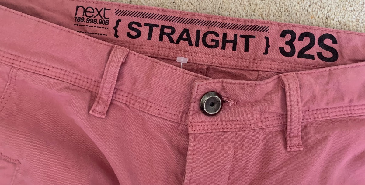 Next men’s Chinos size 32 S