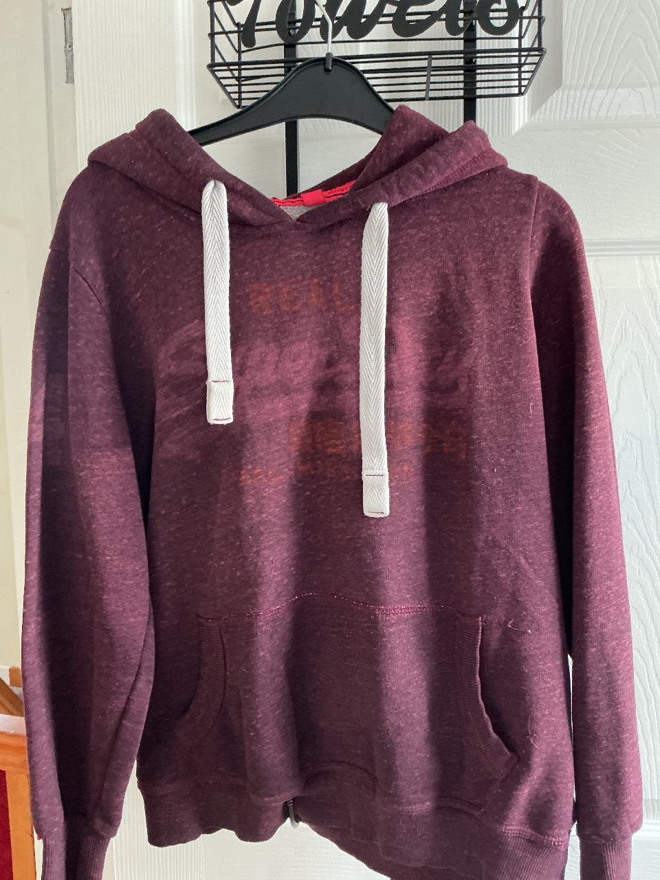 Burgendy super dry jumper