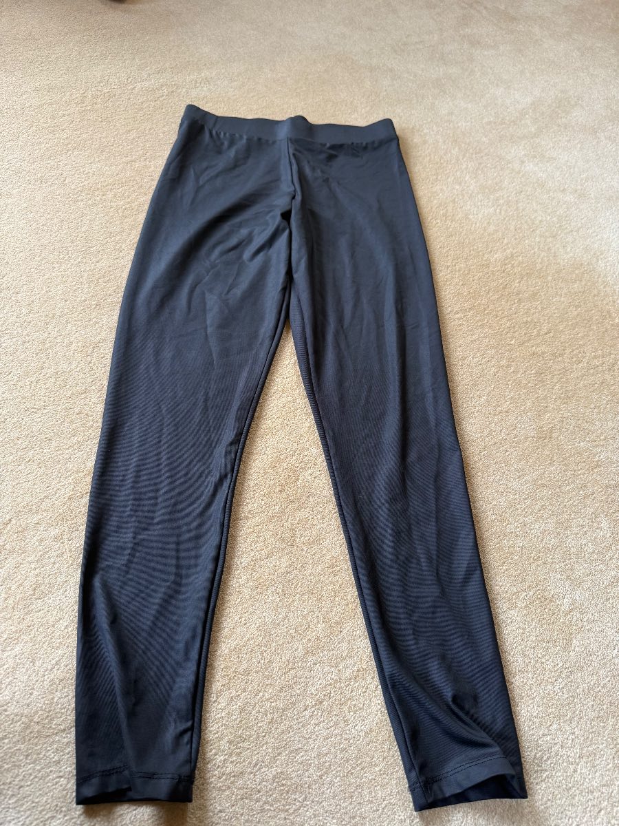 New Look Wet Look Faux Leggings Size 8