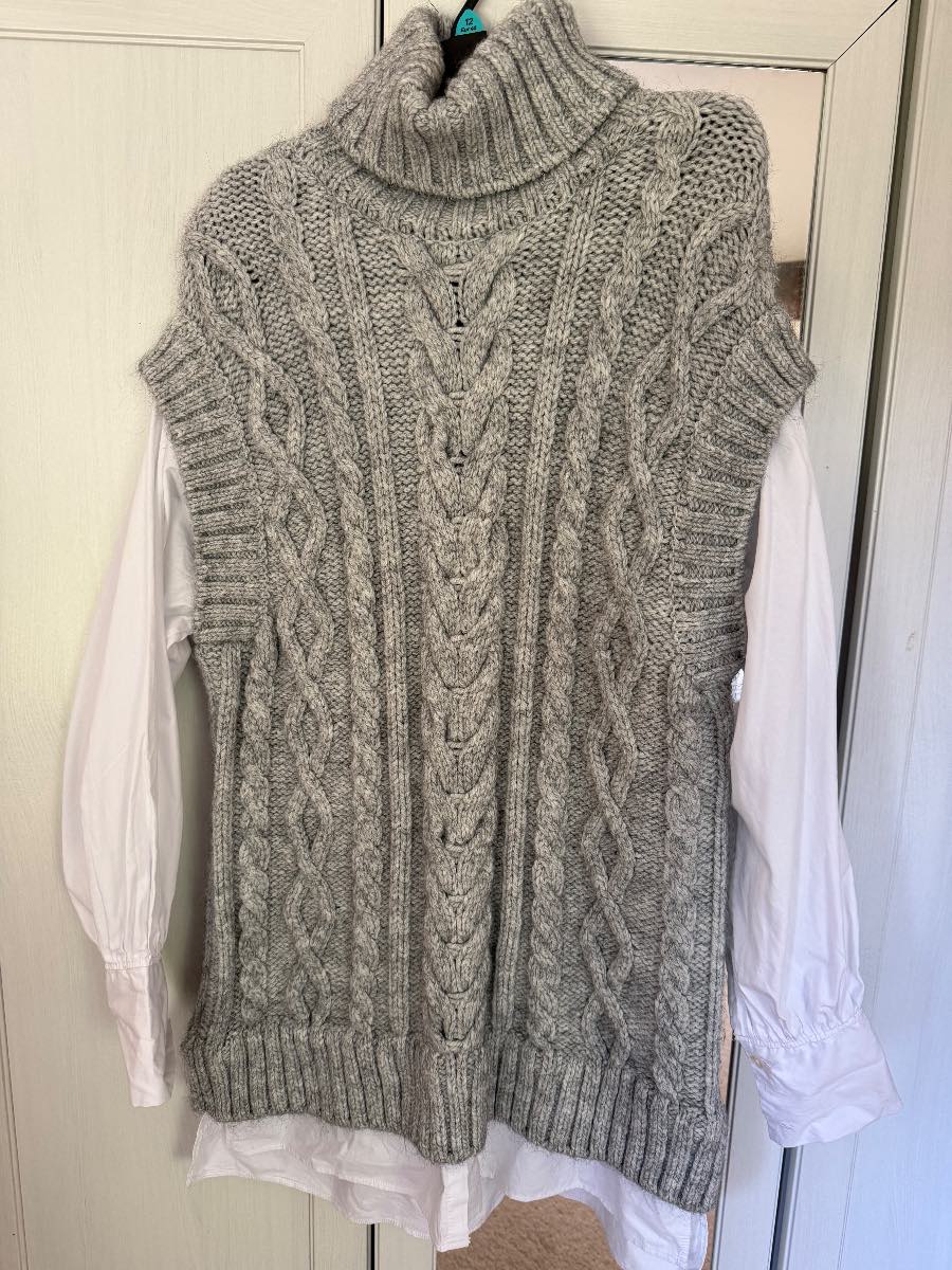 River Island Grey Jumper Dress Size S