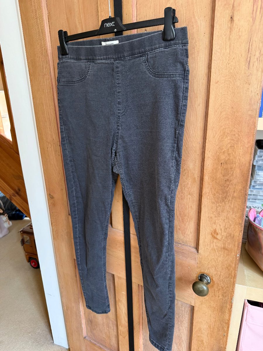 Marks And Spencer Grey Jeggings Size 12 Regular
