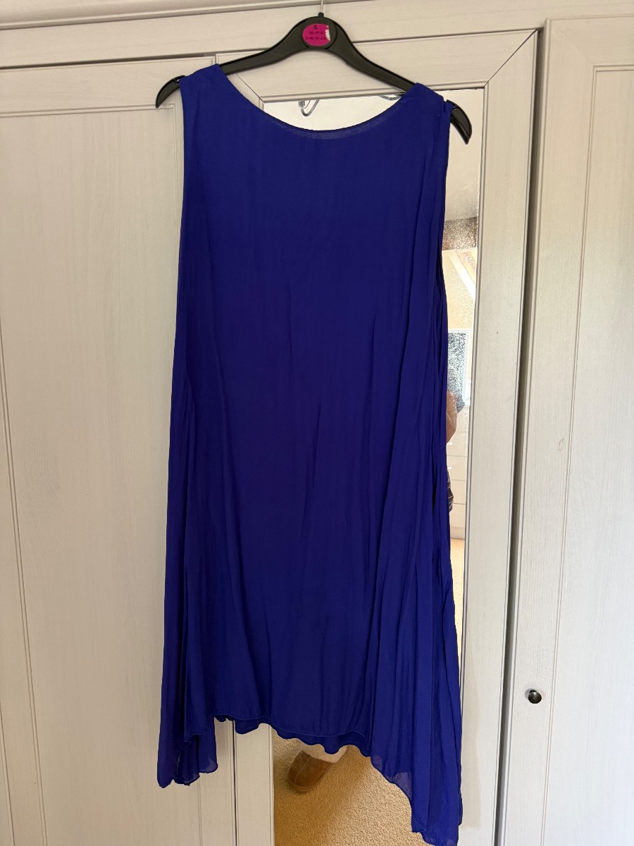 Phase Eight Blue Dress Size M