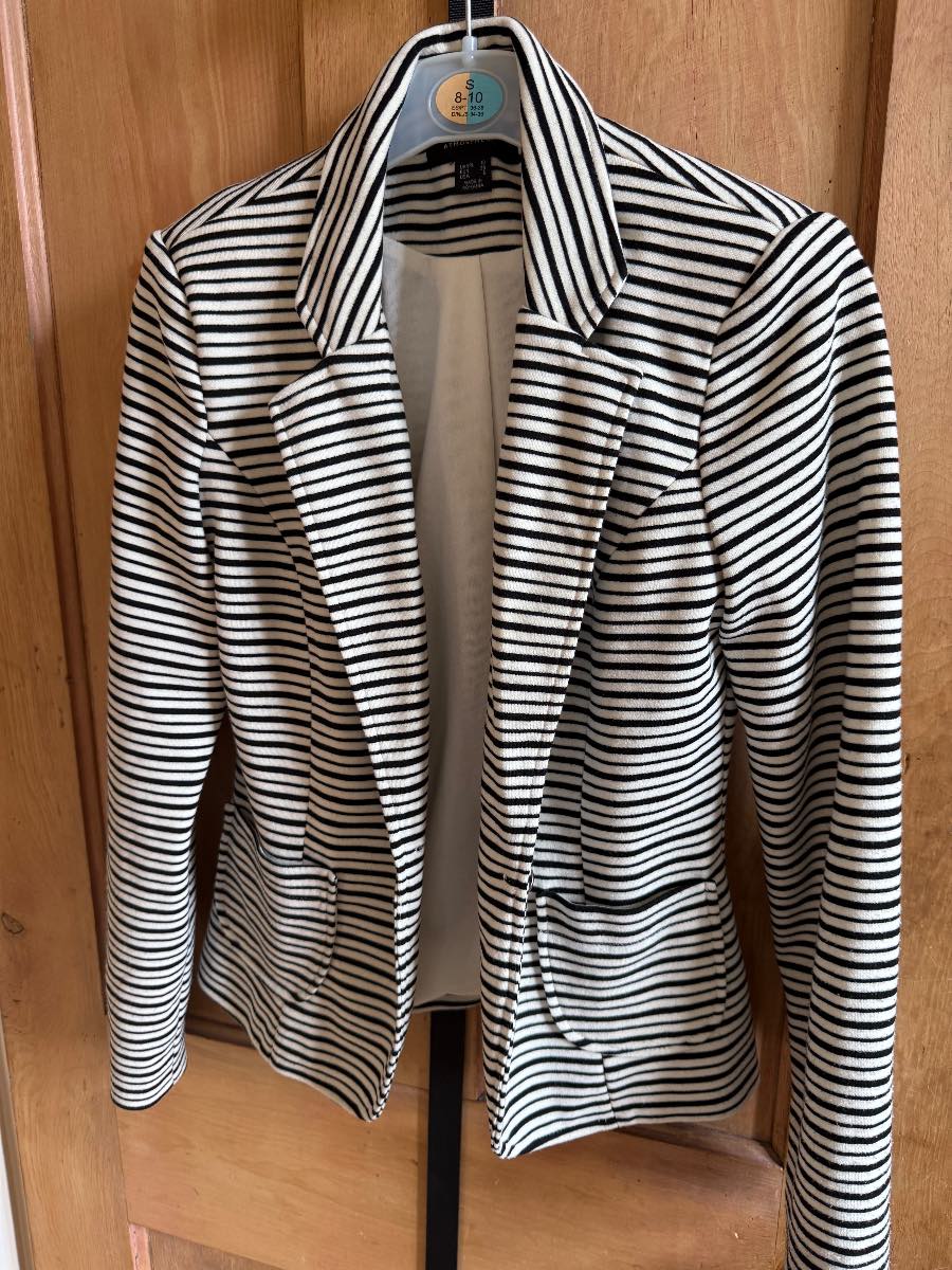 Atmosphere Striped Blazer Size UK 10