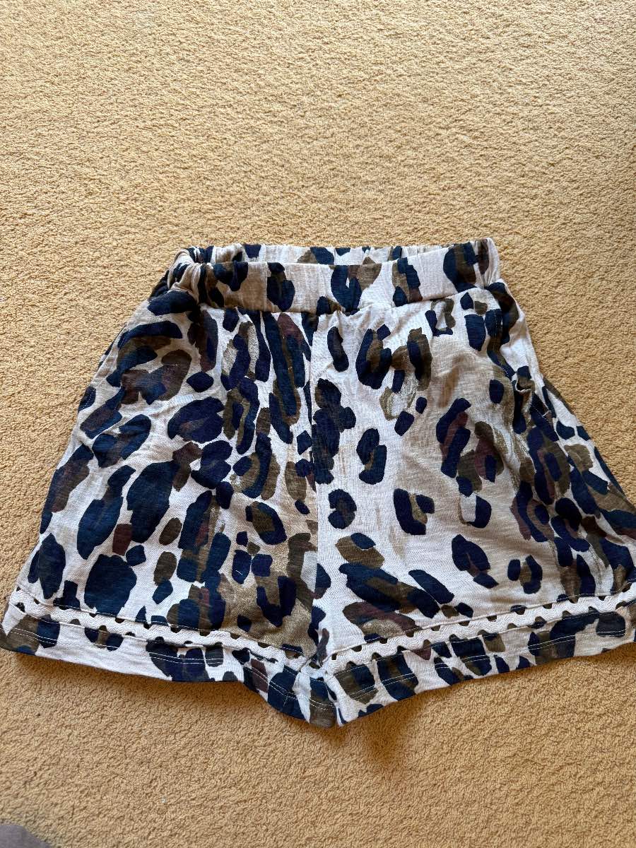 Next Leopard Shorts Size UK 6