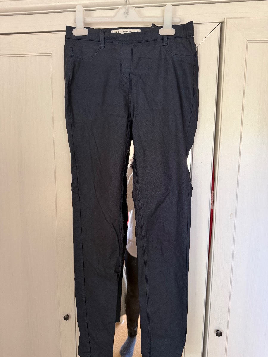 Next Pull On Leggings Blue Size UK 8