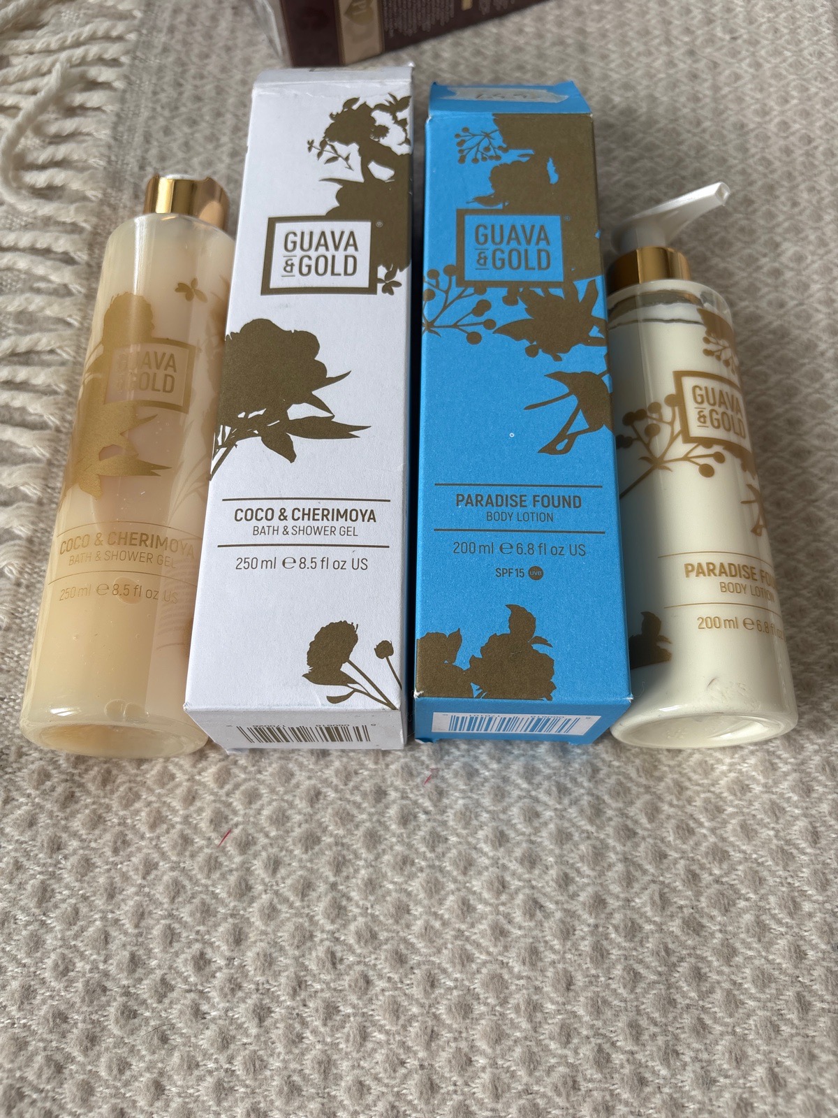 Shower gel & body lotion