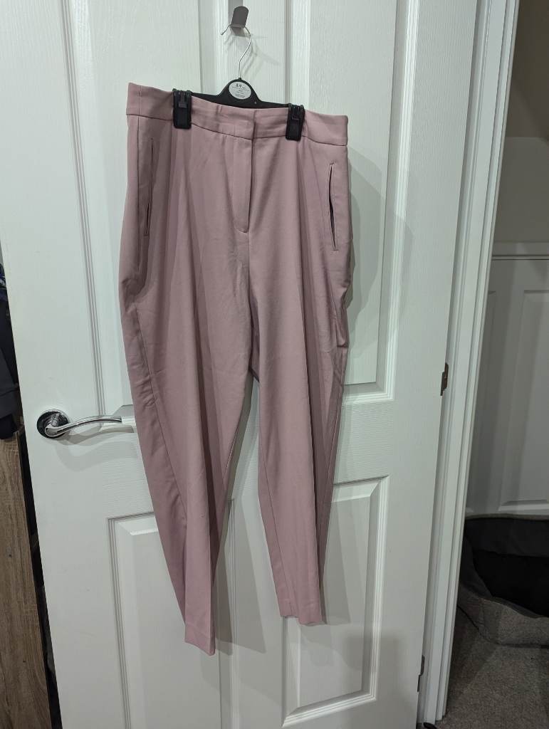Blush Pink Trousers Size 14