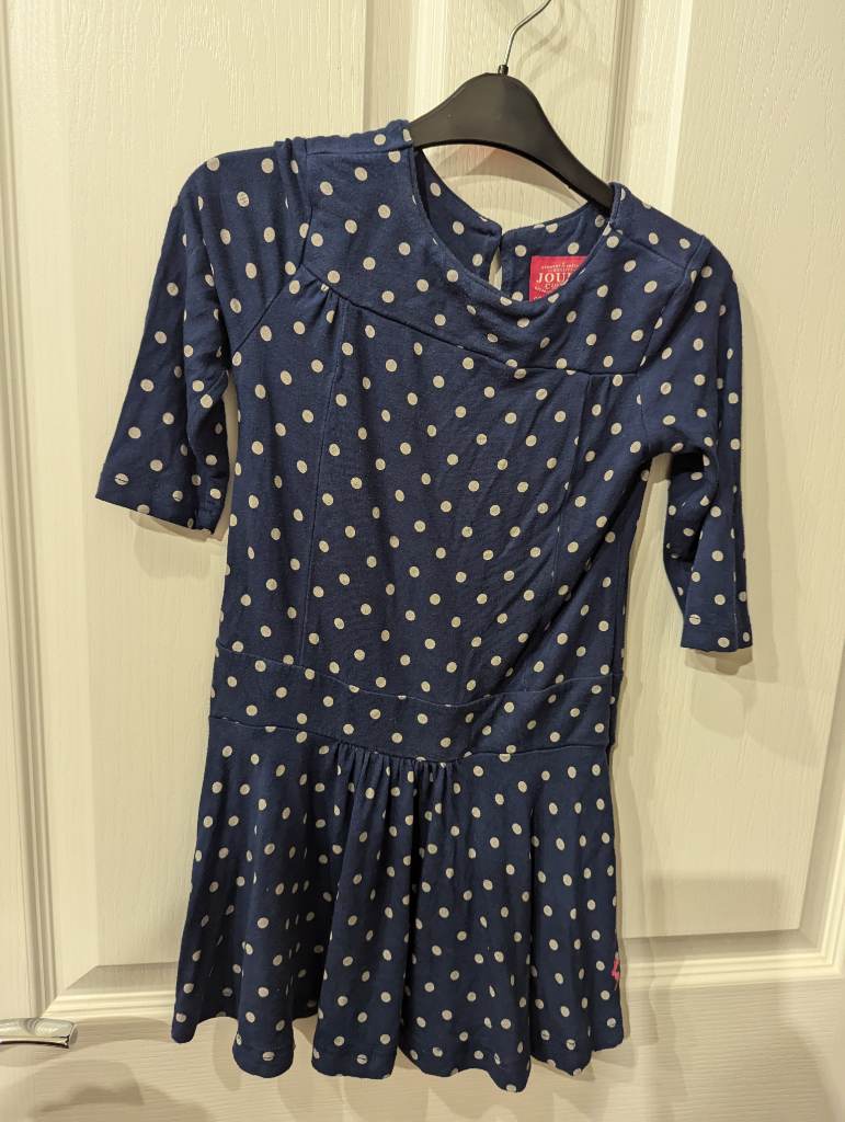 Joules Polka Dot Dress 4yrs