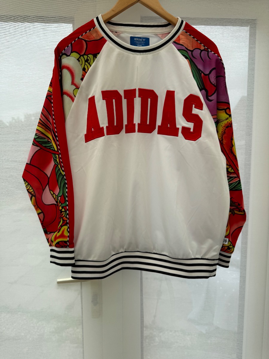 RARE Adidas Originals x Rita Ora Dragon Print Crewneck Sweatshirt VTG2015