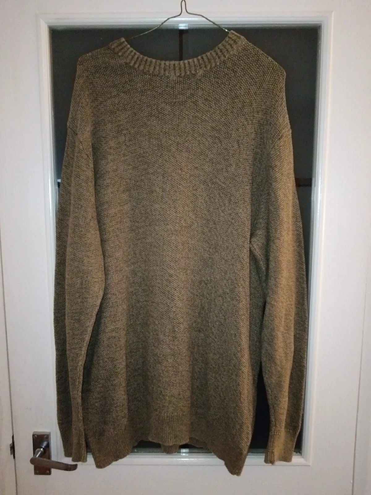 Primark Men’s XL Brown 100% Organic Cotton Chunky Knit Jumper