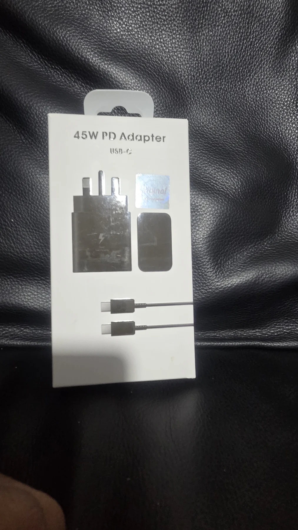 45W Fast Charger with Cable for Samsung/iPhone Type C devices
