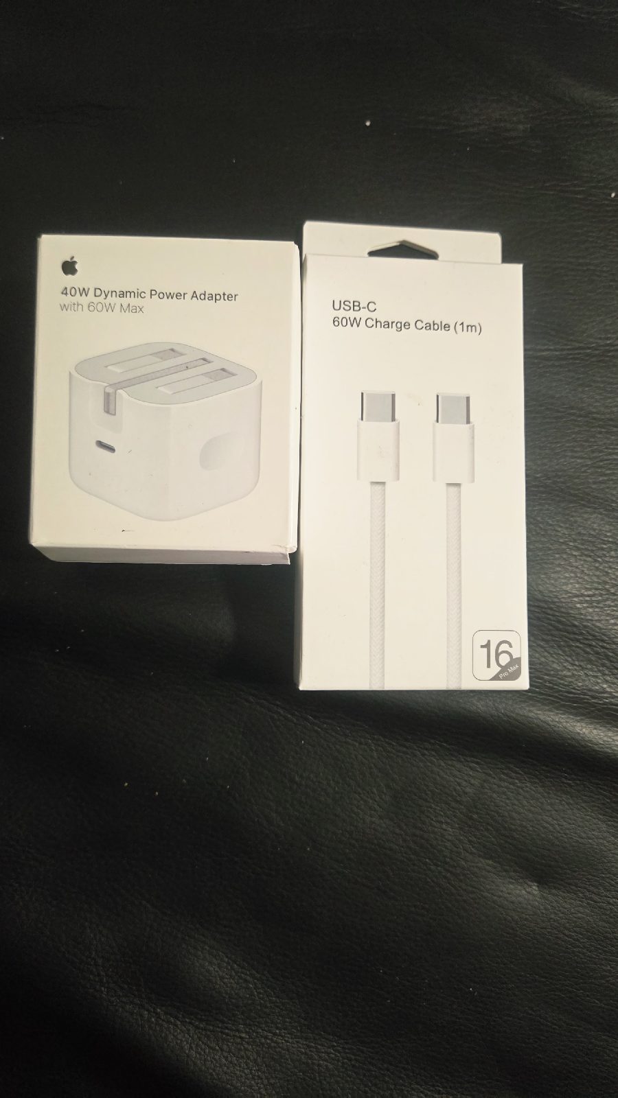 40W Fast Charger with 60W cable for iPhone/Samsung Type C Devices
