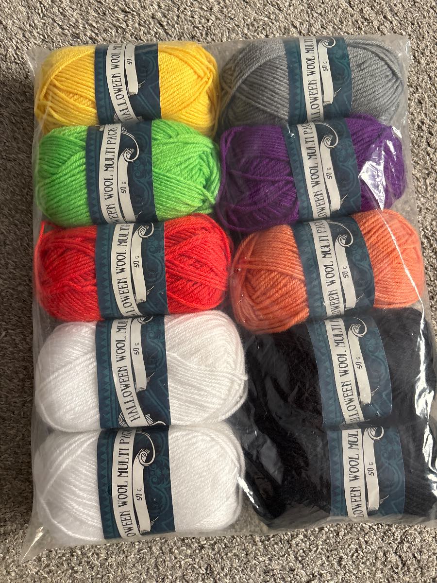 Halloween Themed Acrylic Yarn from The Range
