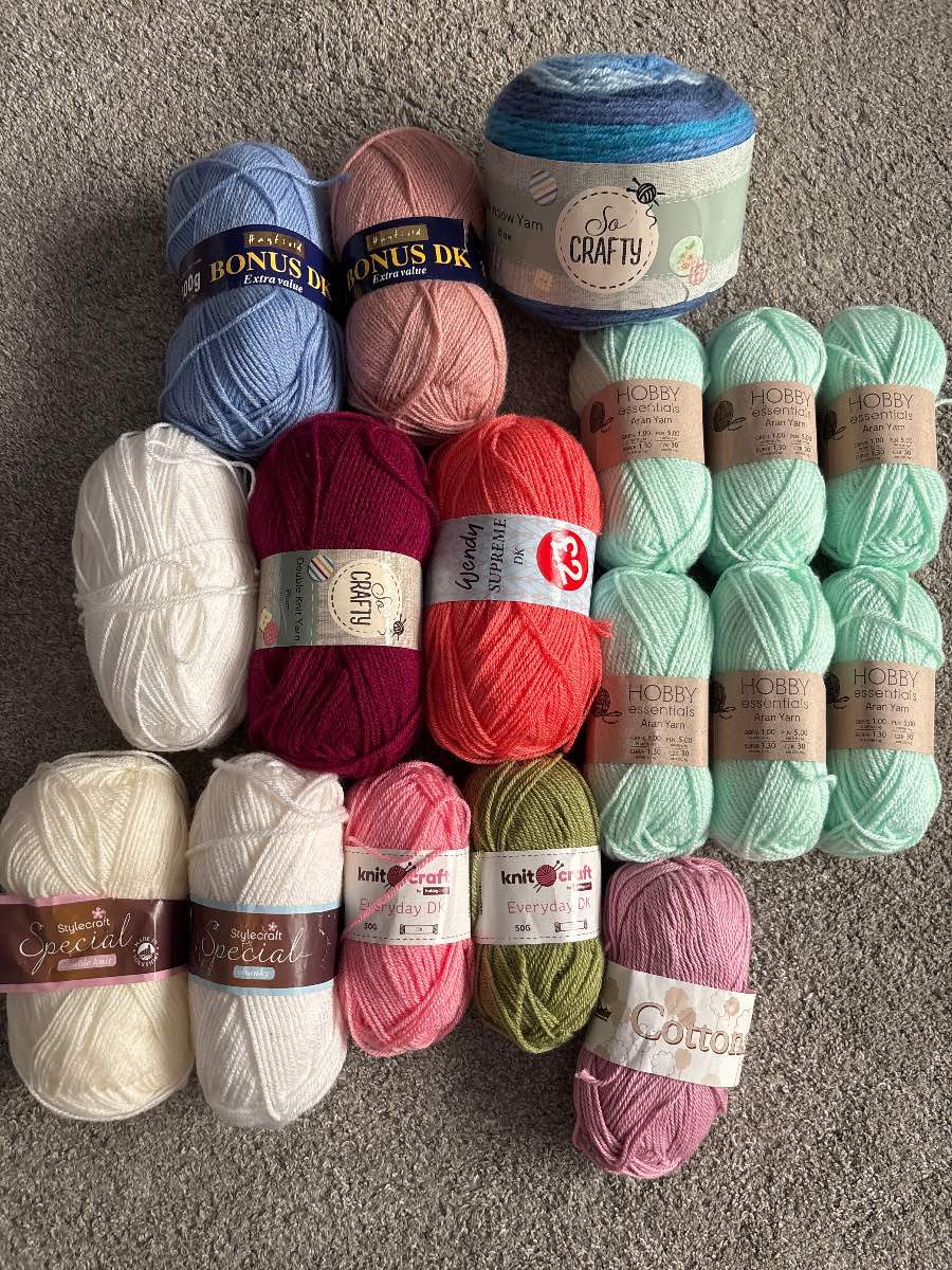 Bundle of Acrylic Yarn