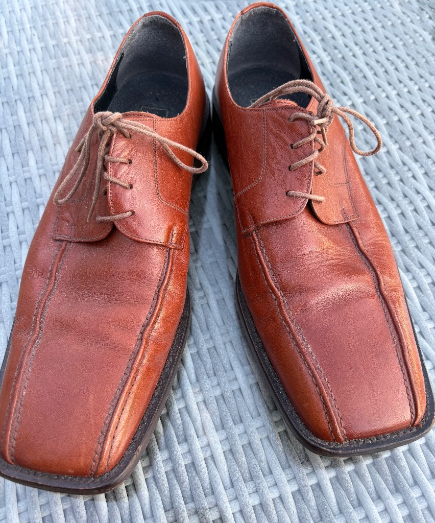Vintage Martin Longan by Michael Hyett Brown Leather Shoes UK 10