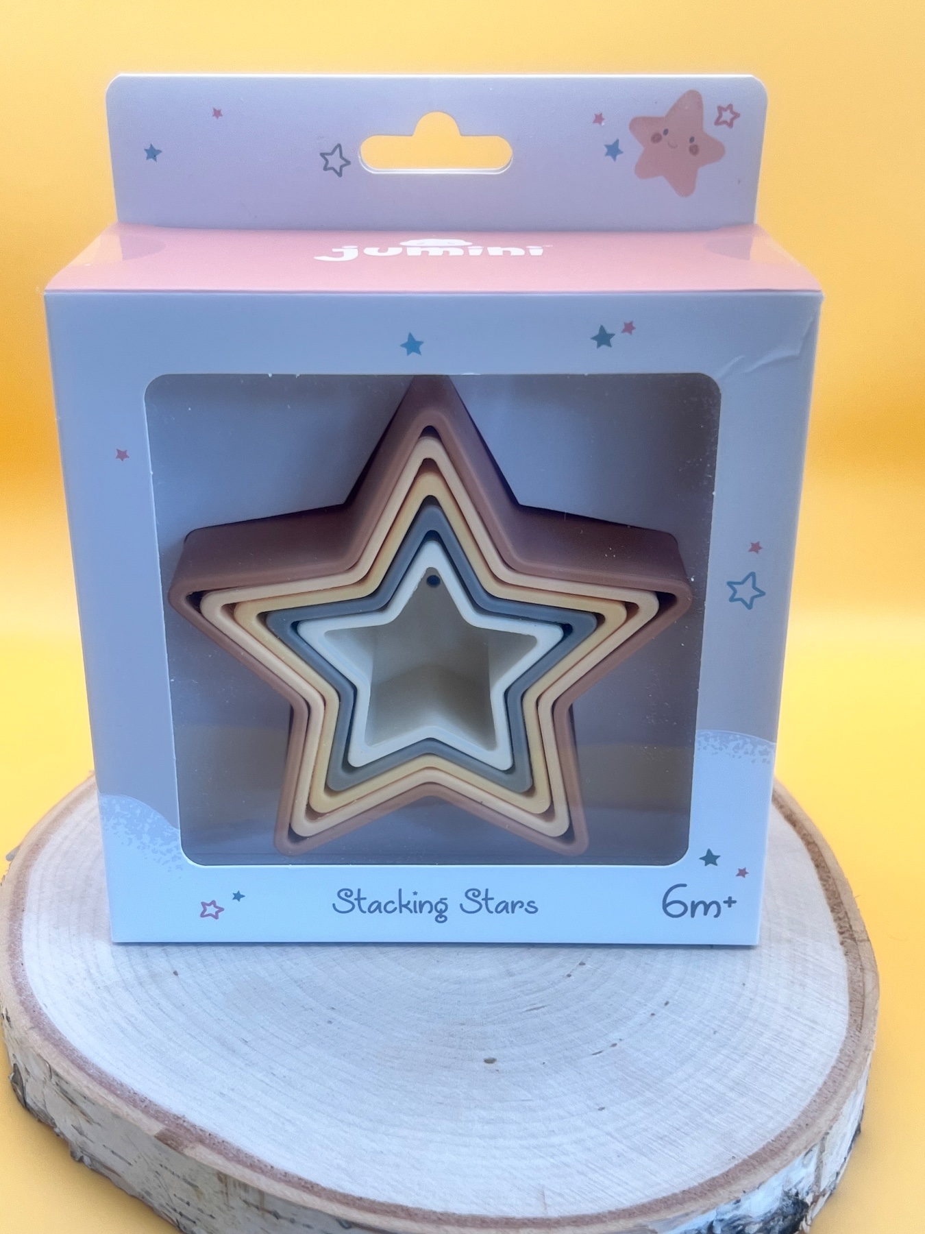 Stacking Stars Silicone Sorter Toy