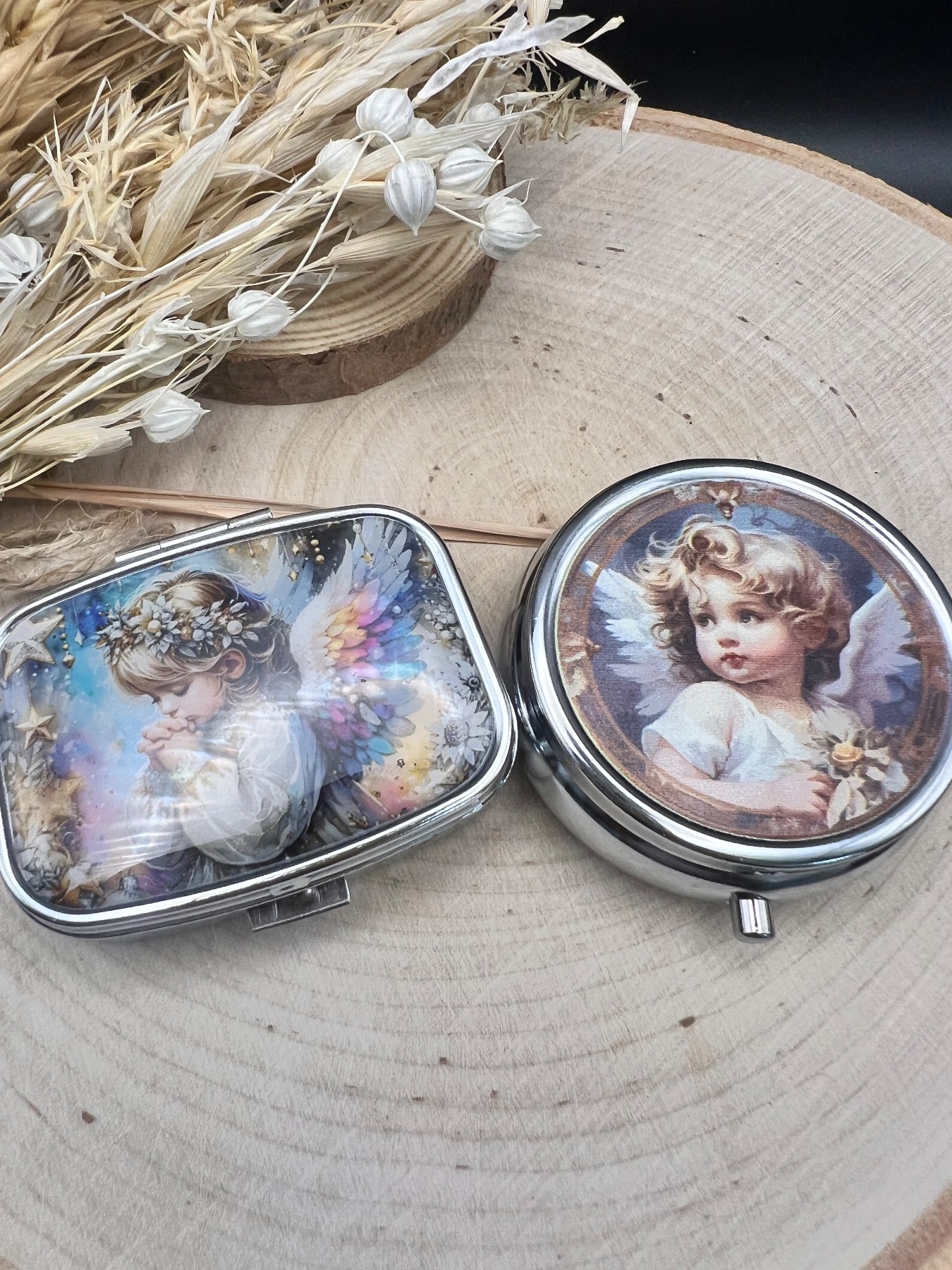 Pill box pair/ Trinket box