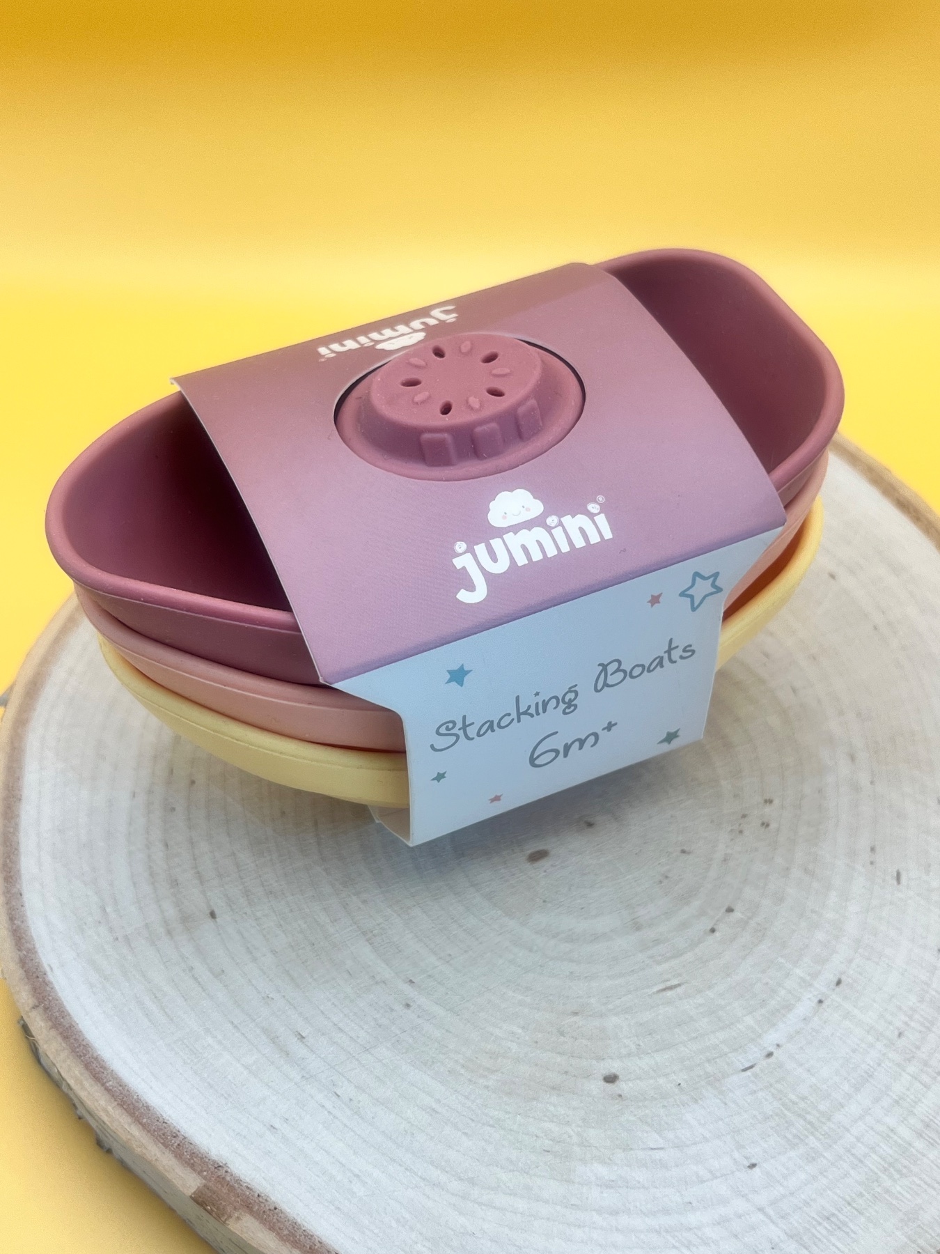 Stacking Silicone Boats Bath toy Baby toy